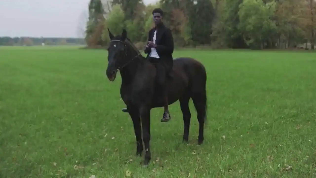 Futuristic Robot Red Eyes